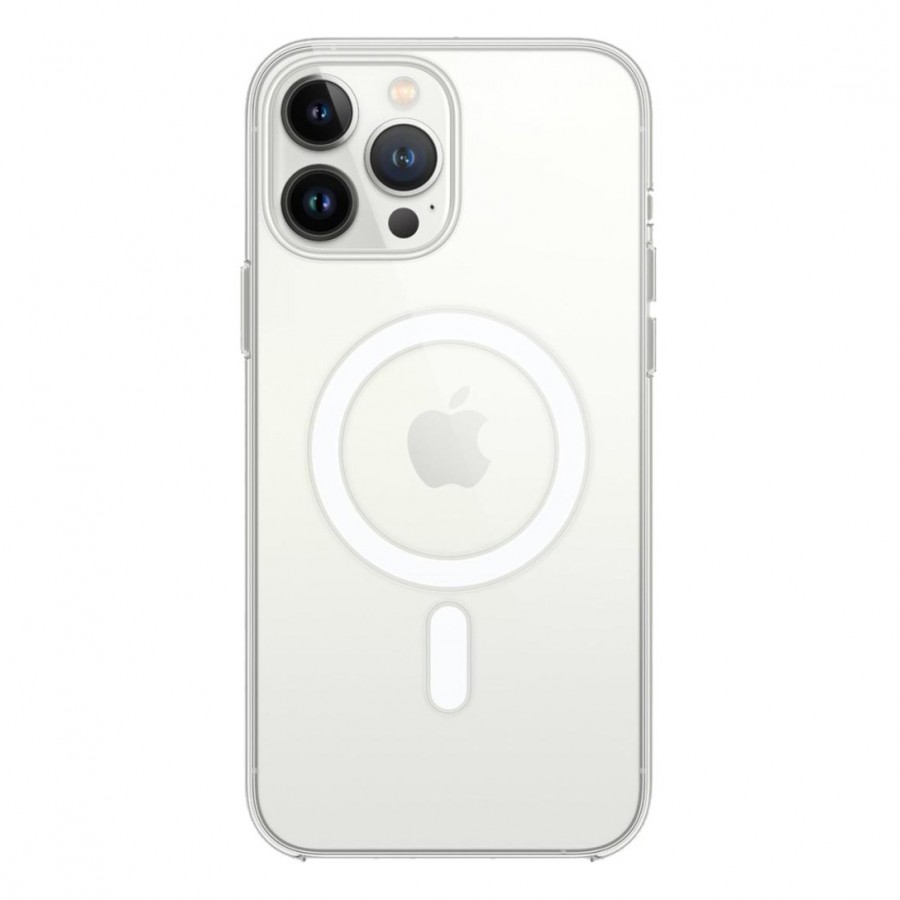 iPhone 14 Pro Max Kılıf Magsafe Özellikli Şeffaf Silikon Kapak