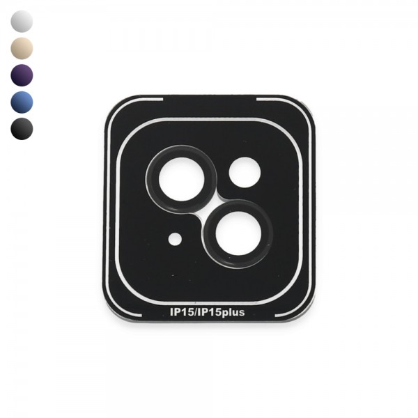 iPhone 15 / iPhone 15 Plus PVD Metal Kamera Lens Koruyucu 2li Set…