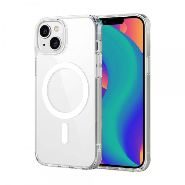 iPhone 15 Kılıf Combo Seri Magsafe Özellikli Sararmaz Sert Şeffaf Kapa&hellip;