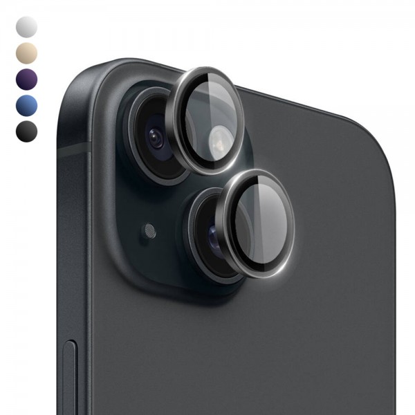 iPhone 15 Plus Safir Seri Kamera Lens Koruyucu 2li Set