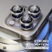 iPhone 15 Pro / iPhone 15 Pro Max Raze Metal Kamera Lens Koruyucu