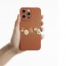 iPhone 15 Pro Max Kılıf 3D M Bear Kamera Korumalı Silikon Kapak
