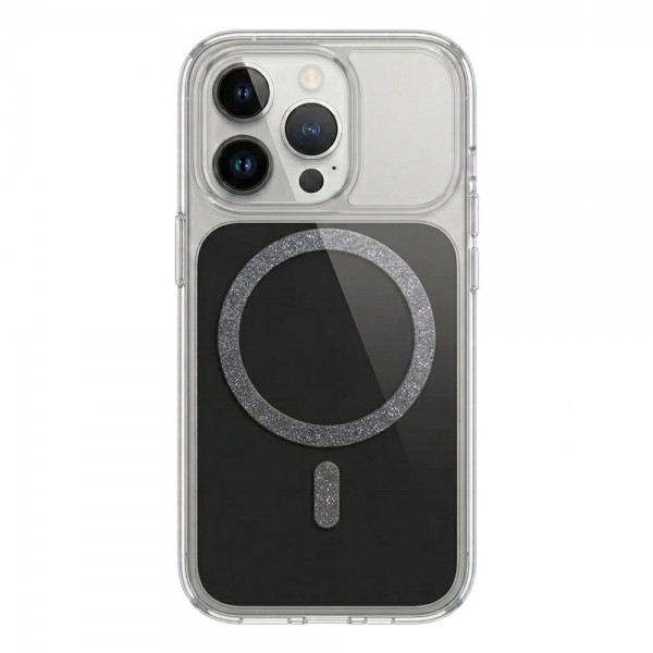 iPhone 15 Pro Max Kılıf Colorist M-Safe Uyumlu Arkası Renkli Şeffaf Si&hellip;