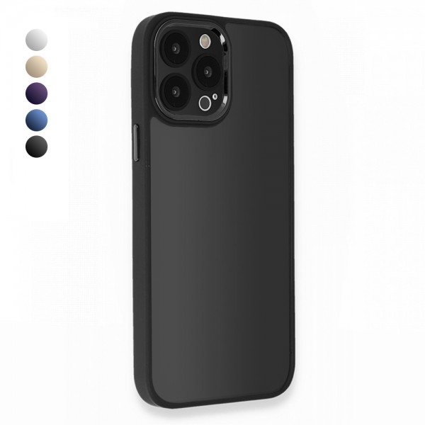 iPhone 15 Pro Max Kılıf Freya Lazer Lens Kamera Çerçeveli Silikon Kapa…