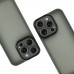 iPhone 15 Pro Max Kılıf Freya Lazer Lens Kamera Çerçeveli Silikon Kapak