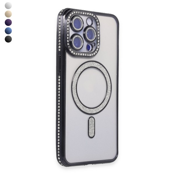 iPhone 15 Pro Max Kılıf Joke Seri Magsafe Özellikli Taşlı Simli Silik… iPhone 15 Pro Max Kılıf Joke Seri Magsafe Özellikli Taşlı Simli Silik…
