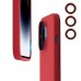 iPhone 15 Pro Max Kılıf Kamera Lensli Lansman Silikon Kapak