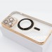 iPhone 15 Pro Max Kılıf Magsafe Özellikli Gold Seri Lazer Silikon Kapak