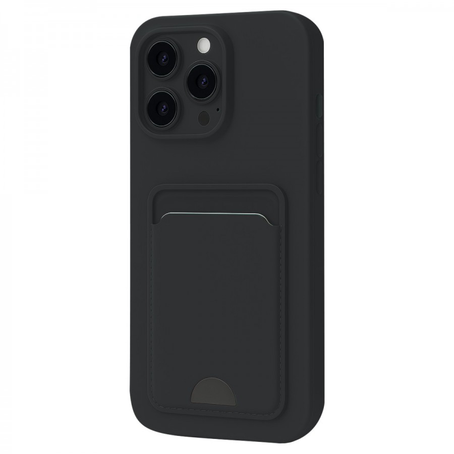 iPhone 16 Pro Cardy Soft Kartlık Cepli Silikon Kapak iPhone 16 Pro Cardy Soft Kartlık Cepli Silikon Kapak