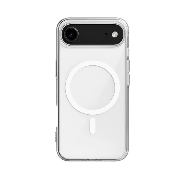 iPhone 17 Air Kılıf Magsafe Özellikli Şeffaf Silikon Kapak…