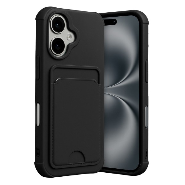 iPhone 17 Cardy Soft Kartlık Cepli Silikon Kapak… iPhone 17 Cardy Soft Kartlık Cepli Silikon Kapak…