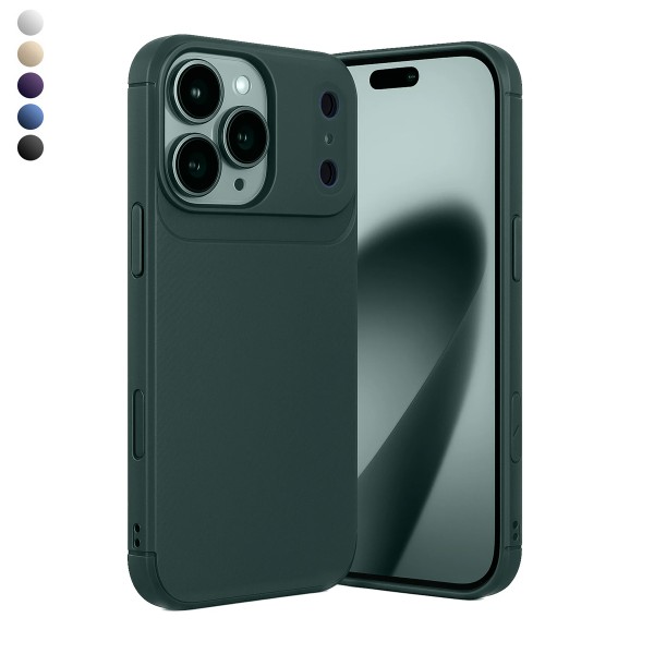 iPhone 17 Pro Kılıf Focus Carbon Silikon Kapak…