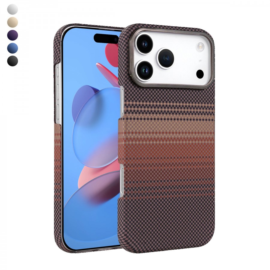 iPhone 17 Pro Kılıf Vega Magsafe Karbon Desen Kapak