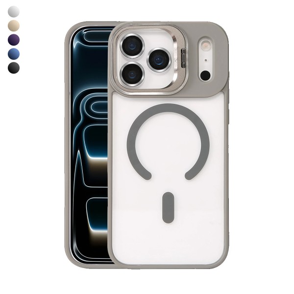 iPhone 17 Pro Max Kılıf Remim Magsafe Lensli Kamera Standlı Ka…