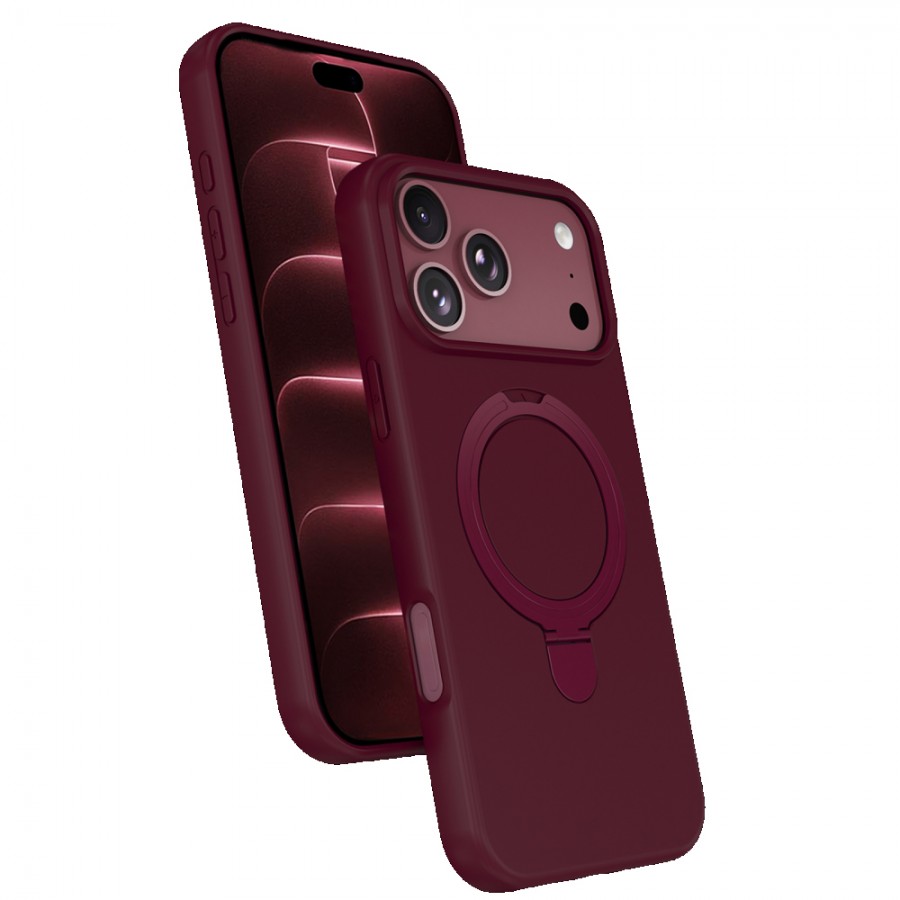 iPhone 18 Pro Max Kılıf Regal Magsafe Standlı Silikon Kapak iPhone 18 Pro Max Kılıf Regal Magsafe Standlı Silikon Kapak