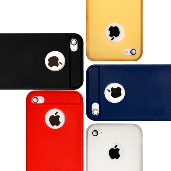 iPhone 4 / 4S - Luster Silikon Arka Kapak-Kılıf…