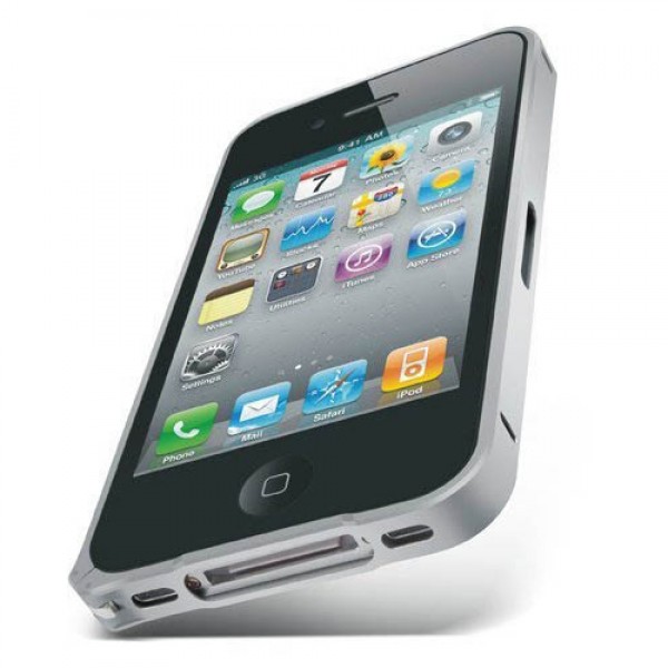 iPhone 4s 0,7mm Metal Bumper Çerçeve Kılıf Gri…