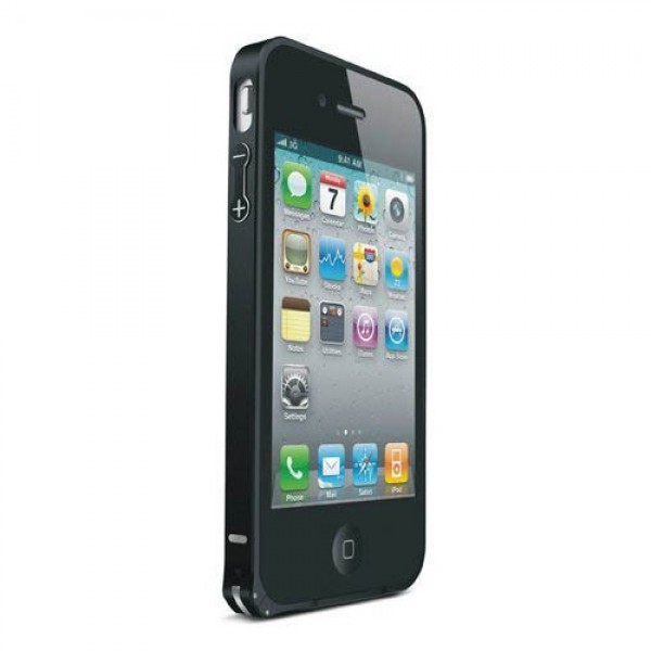 iPhone 4s 0,7mm Metal Bumper Çerçeve Kılıf Siyah…