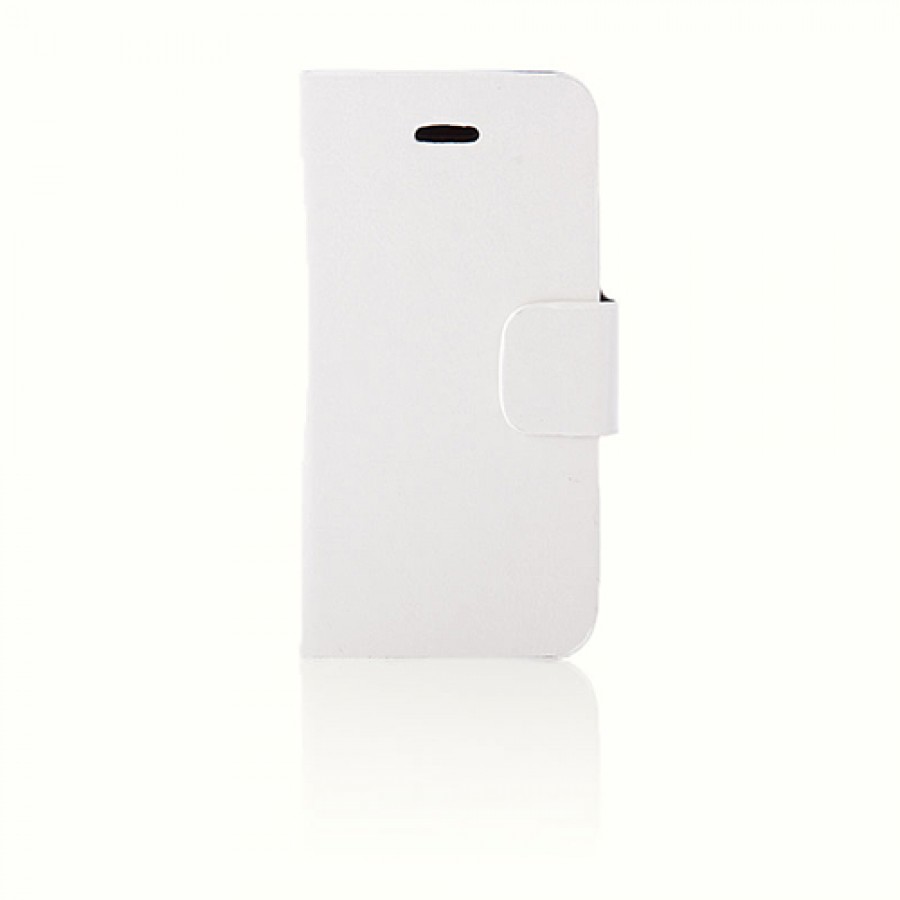 iPhone 4S Cüzdanlı ve Standlı Kılıf Beyaz