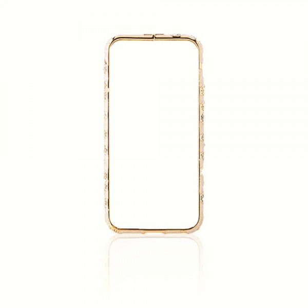 iPhone 5-5s Taşlı Metal Bumper Çerçeve Kılıf…