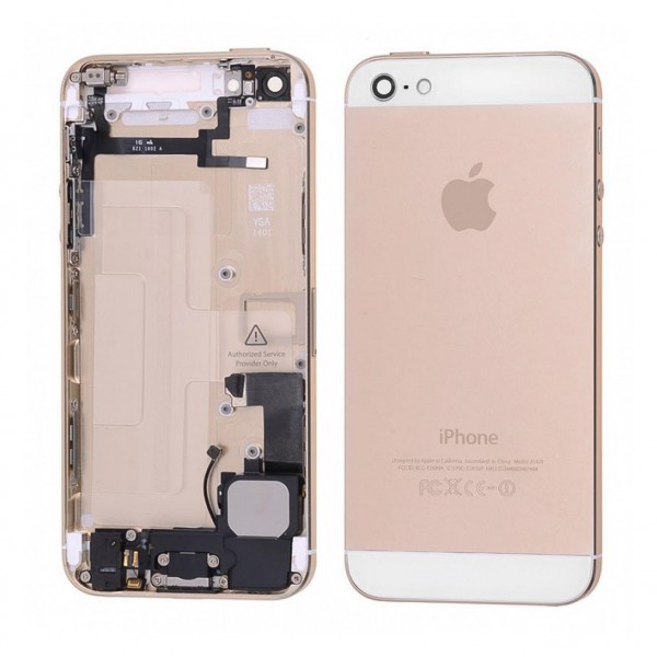 iPhone 5G Kasa Kapak Dolu - Gold…