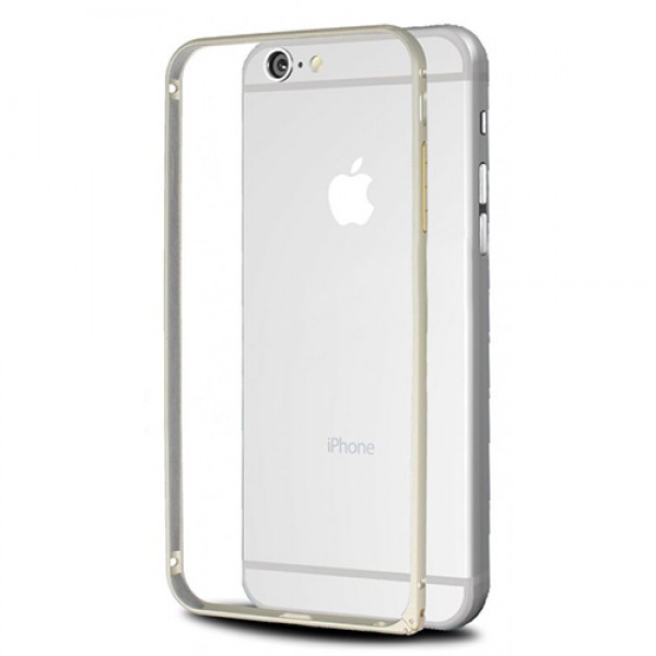 iPhone 6 4,7 inç Metal Bumper Çerçeve Kılıf Gold…