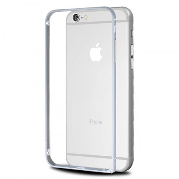 iPhone 6 4,7 inç Metal Bumper Çerçeve Kılıf Gri…