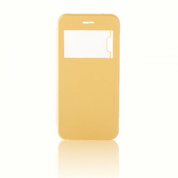 iPhone 6 / 6s Yan Kapaklı TPU Kılıf Sarı…