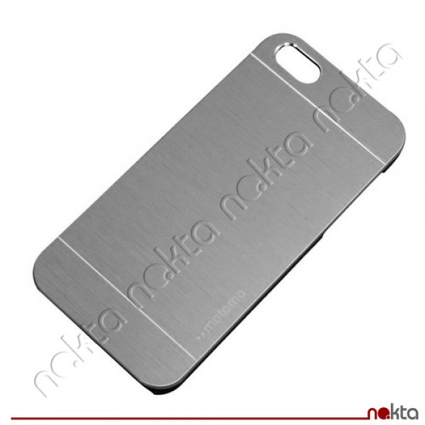 iPhone 6 Metal Arka Kapak Motomo Gri…