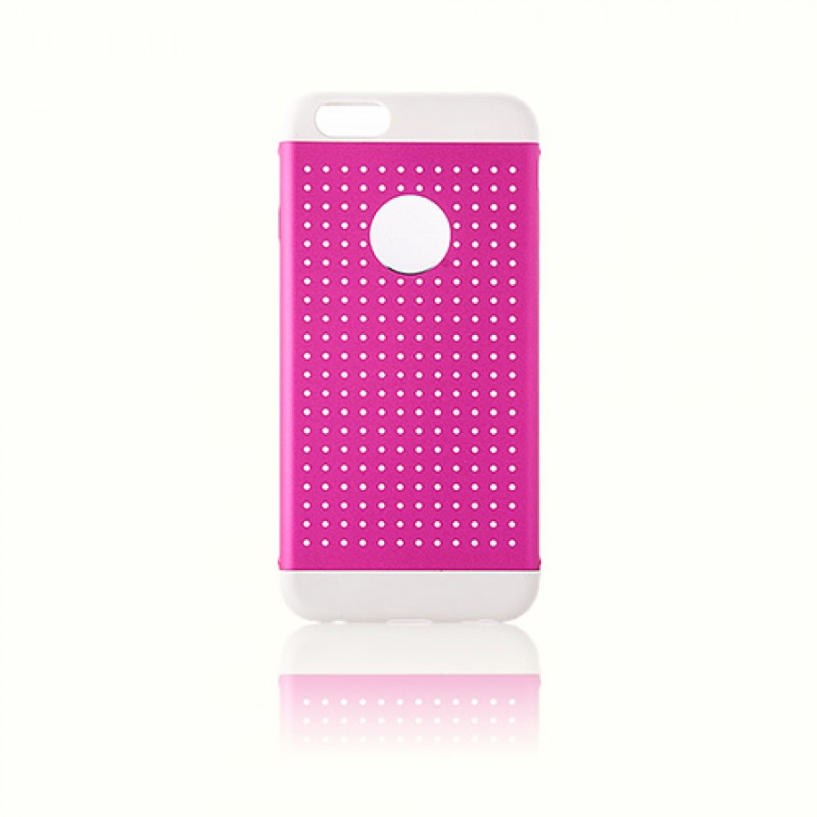 iPhone 6 Metal Delikli Arka Kapak Pembe iPhone 6 Metal Delikli Arka Kapak Pembe