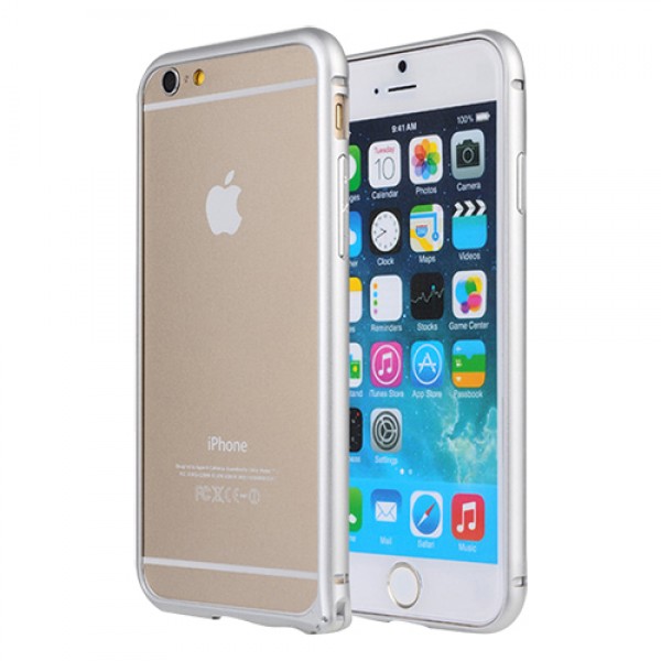 iPhone 6 Plus 5,5 inç Metal Bumper Çerçeve Kılıf Gri…