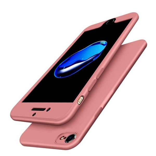 iPhone 7-8 360 Derece Premium Silikon Kılıf Rose Gold…