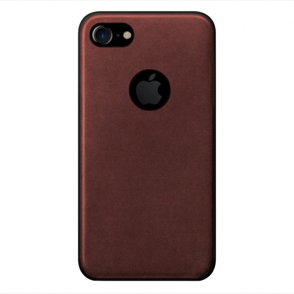 iPhone 7-8 360 Derece Slim Premium Deri Görünümlü Silikon Kılıf …