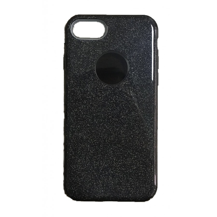 iPhone 7/8 3in1 Simli Silikon Arka Kapak Siyah