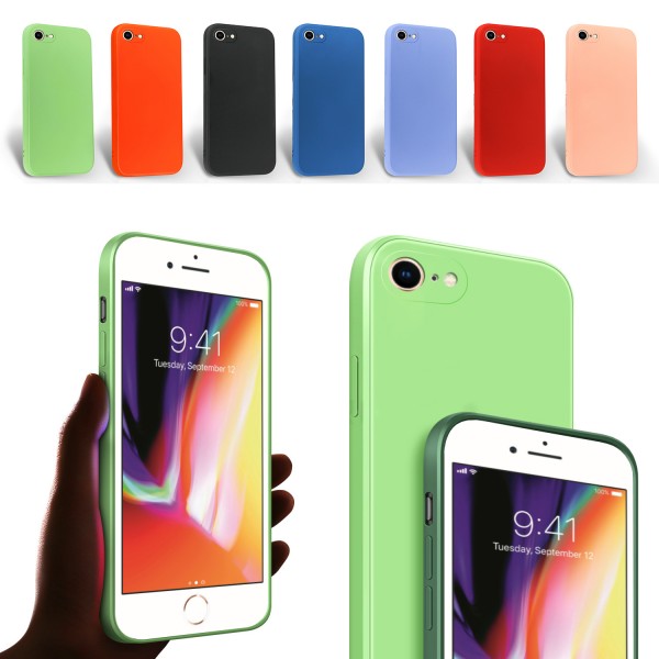 iPhone 7 / 8 Kılıf Kamera Korumalı Lansman Silikon Kapak…
