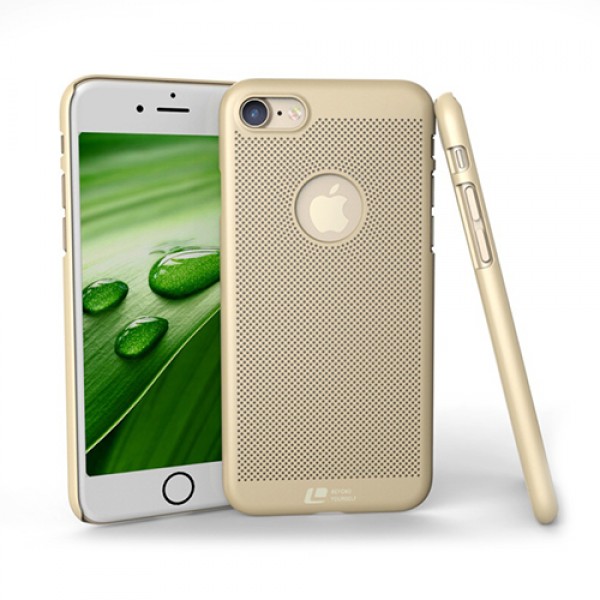 iPhone 7 / 8 Loopee Point Sert Arka Kapak Gold…