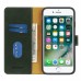 iPhone 7 Plus / 8 Plus Kılıf Kroko Desen Kapaklı Cüzdanlı