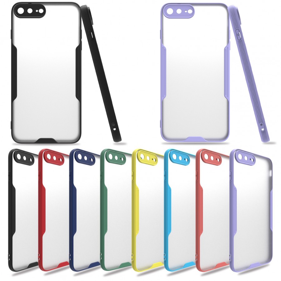 iPhone 7 Plus / 8 Plus Kılıf Platin Matte Silikon Arka Kapak
