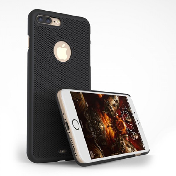iPhone 7 Plus / 8 Plus Loopee Point Sert Arka Kapak Siyah