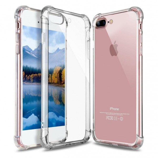 iPhone 7 Plus / iPhone 8 Plus Kılıf Round Seri Köşe Korumalı Şef…