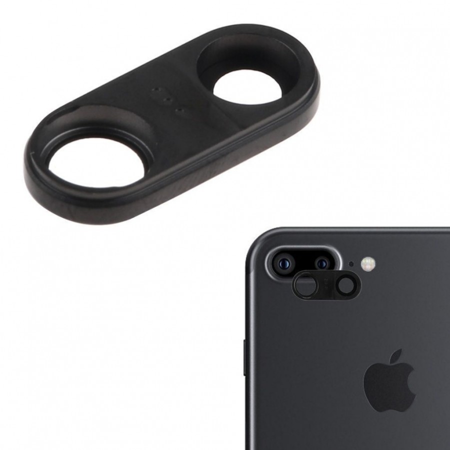 iPhone 7 Plus Kamera Lensi Kamera Camı - Siyah
