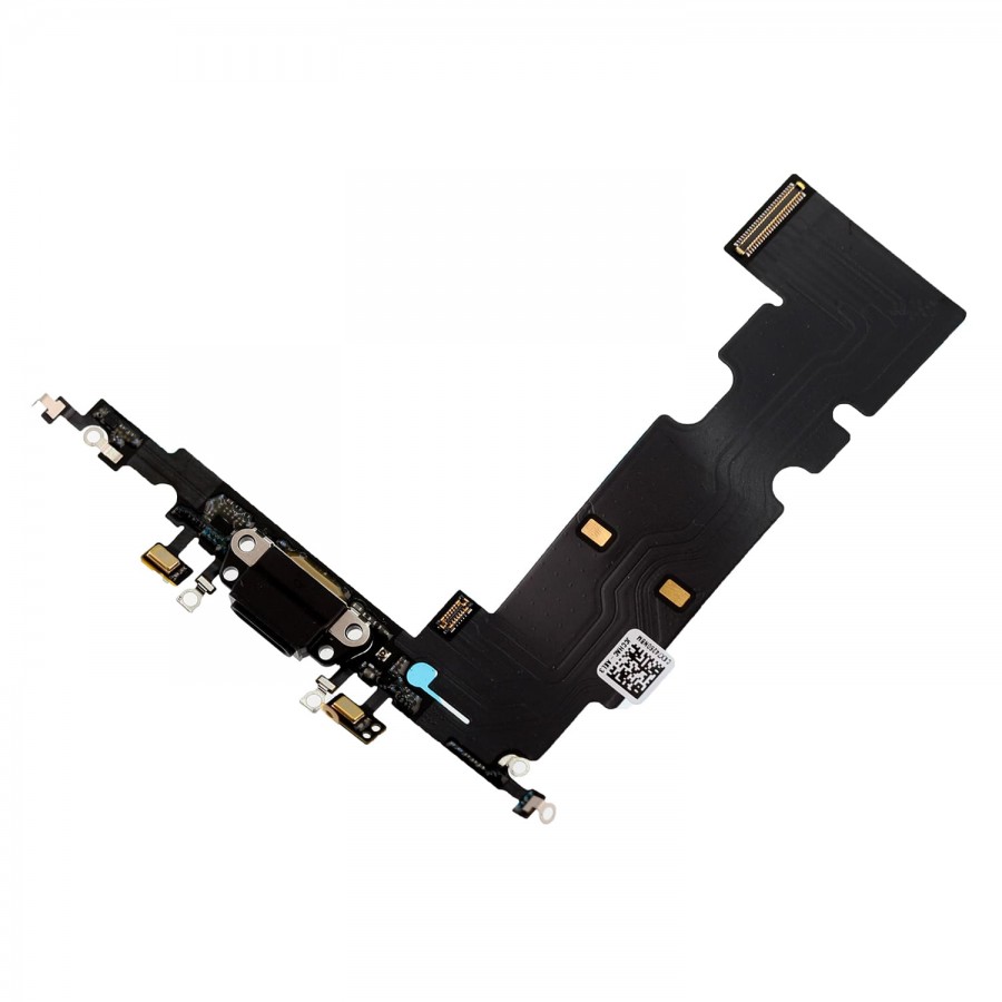 iPhone 8 Plus Şarj Soketi Mikrofon Filmli Orijinal - Siyah