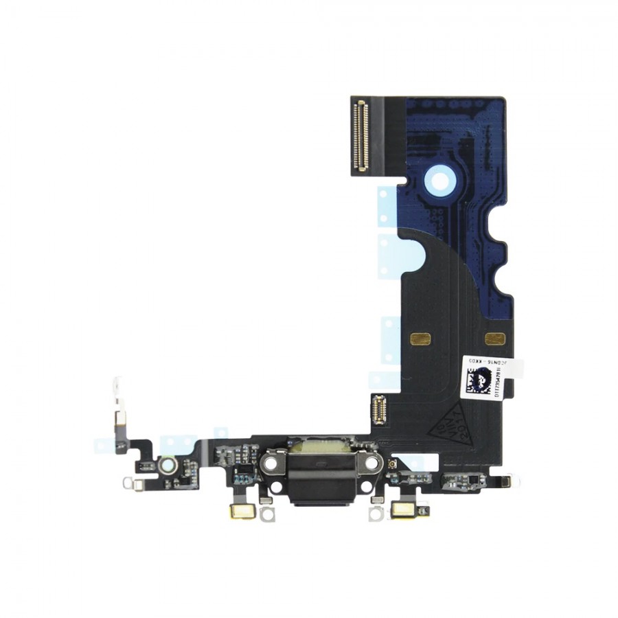 iPhone 8 Şarj Soketi Kulaklık Soketi Mikrofon Filmli Siyah
