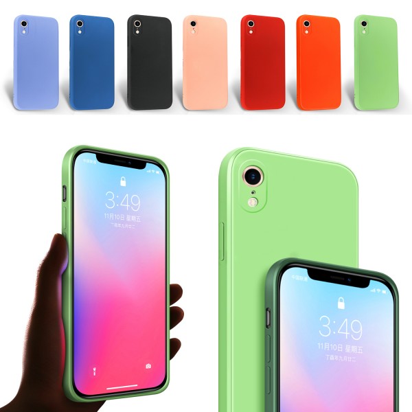 iPhone XR Kılıf Kamera Korumalı Lansman Silikon Kapak…