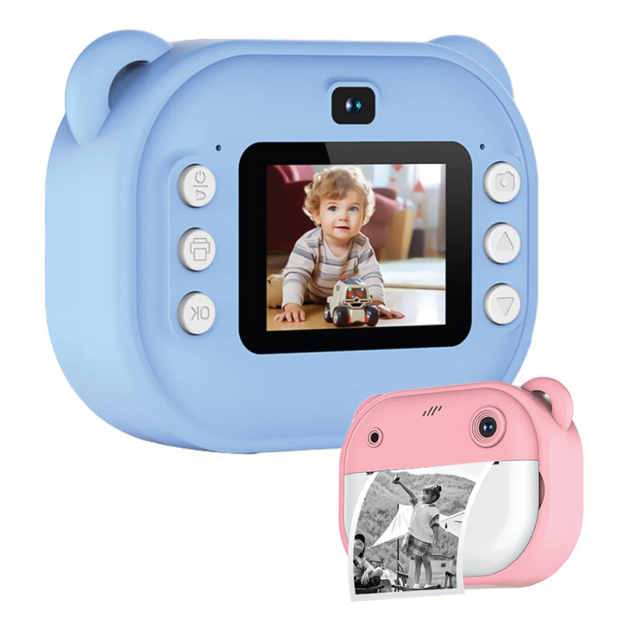 Katjmer KJ/MC-001 MiniCam Çocuk Fotoğraf Makinesi ve Kamera Kağıda Baskı Çıktı Katjmer KJ/MC-001 MiniCam Çocuk Fotoğraf Makinesi ve Kamera Kağıda Baskı Çıktı