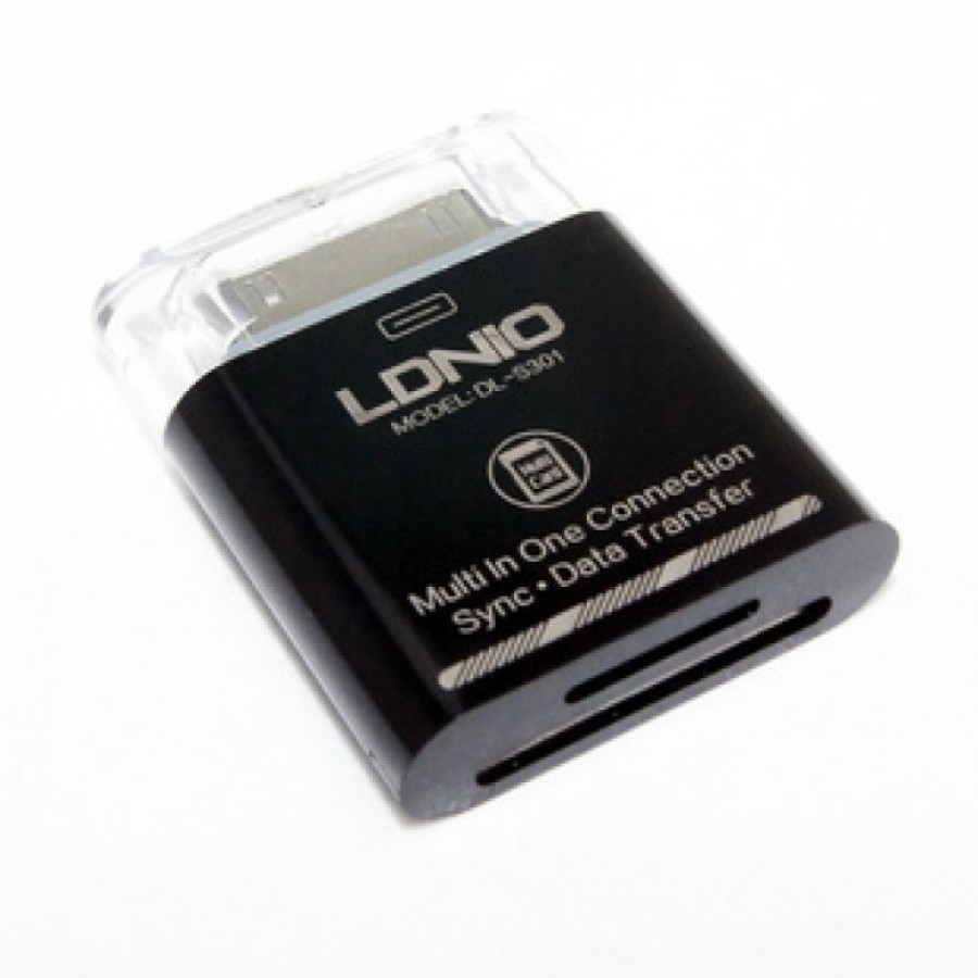 LDNIO DL-S301 Samsung Tablet ve Kamera Kart Okuyucu 30 Pin TF/SD/MMC