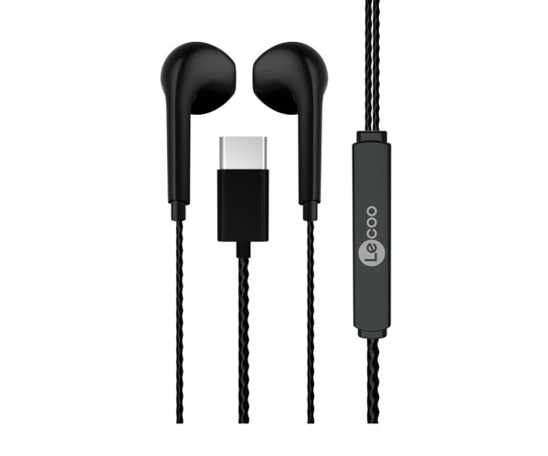 Lecoo EH104 Type-C Girişli Kulak İçi Mikrofonlu Kablolu Kulaklık&hellip;