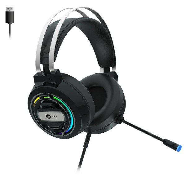 Lenovo Lecoo HT401 USB-A Girişli RGB Mikrofonlu Kulak Üstü Gaming Kulak&hellip;