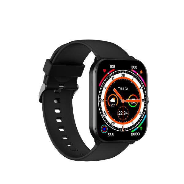 Lexia Theo 48mm İslamik Saat Alüminyum Kasa Silikon Kordon Akıllı Saat…