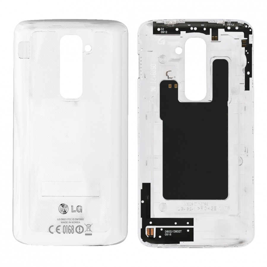 LG G2 D802 Arka Kapak Batarya Pil Kapağı Beyaz